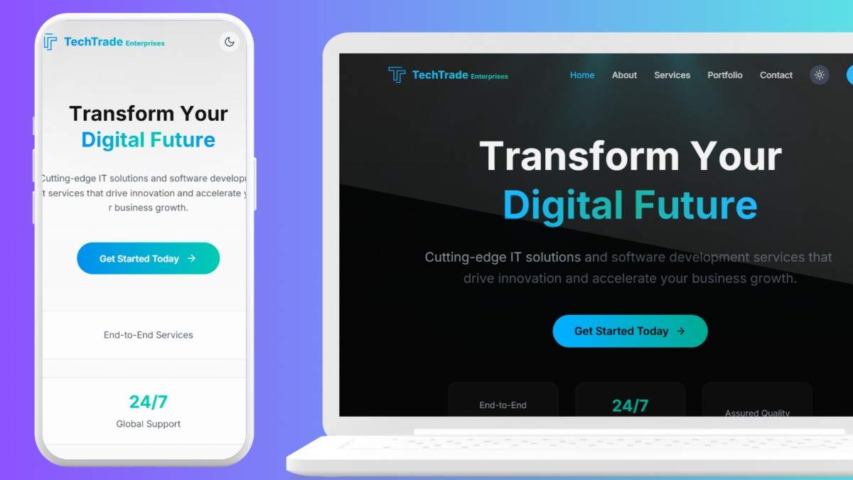 Building Tech Trade Enterprises: A Deep Dive by Web Developer Sufiyan Shaikh